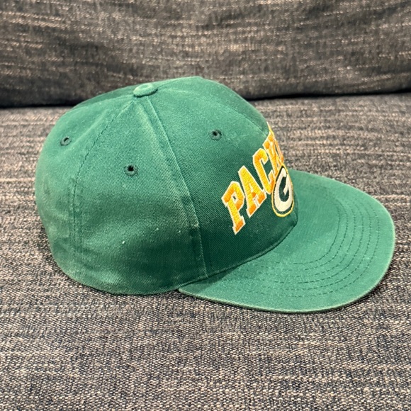 Vintage Green Bay Packers YOUTH Hat Embroidered Logo Adjustable SnapBack - Picture 4 of 10